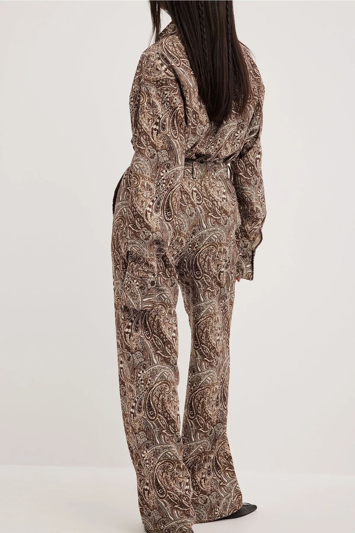 NA-KD  Fließende Hose mit hoher Taille