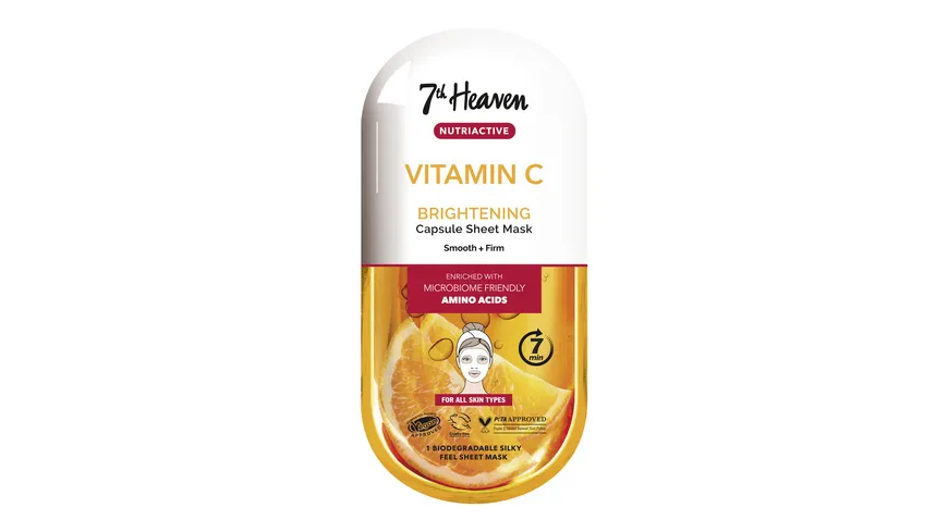 Montagne Jeunesse 7th Heaven Nutriskin Tuchmaske Vitamin C