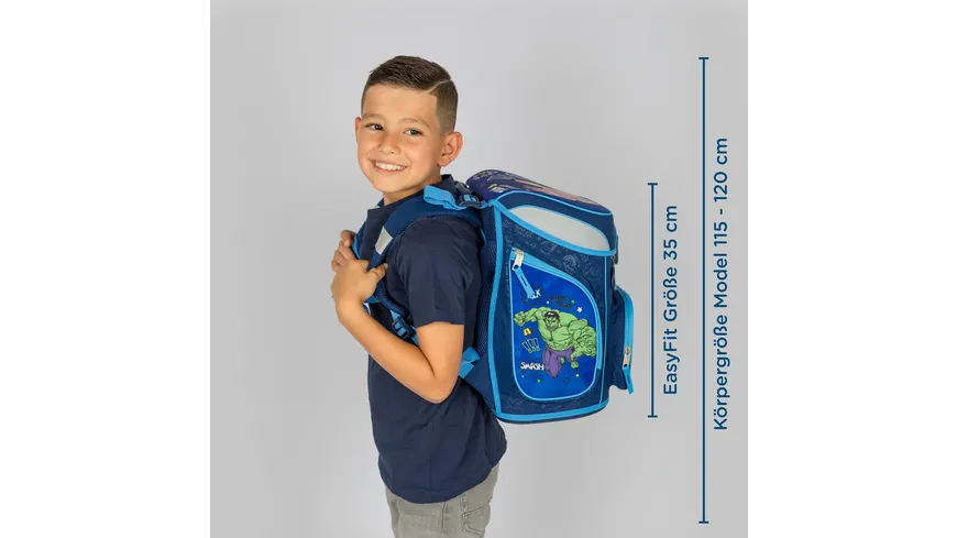 Scooli Avengers EasyFit Schulranzen-Set 5teilig