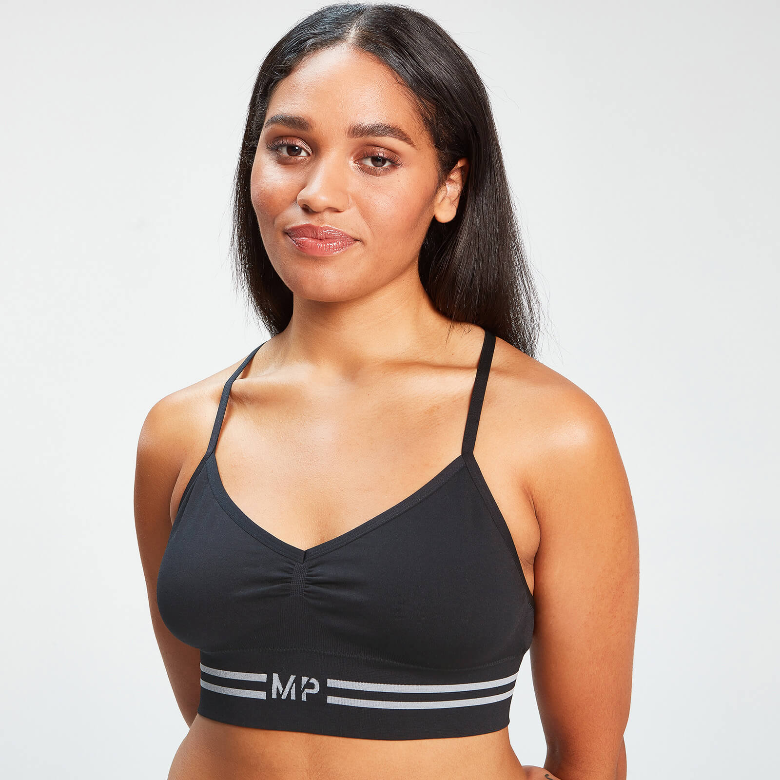 Brassière sans couture MP pour femmes – Noir