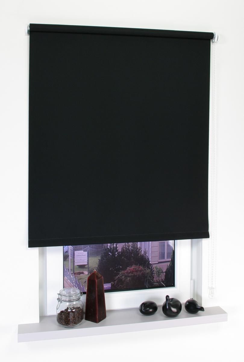 Bella Casa Seitenzugrollo 112 x 180 cm schwarz