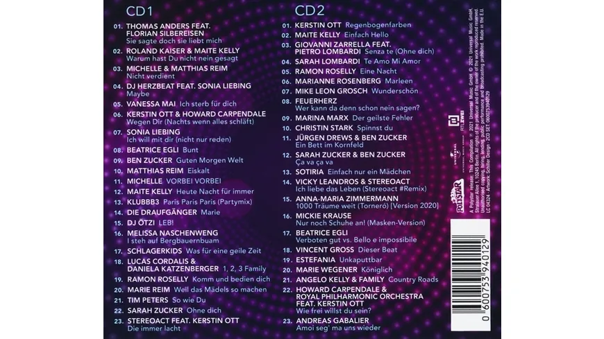 Pop Giganten-Schlager 2.0