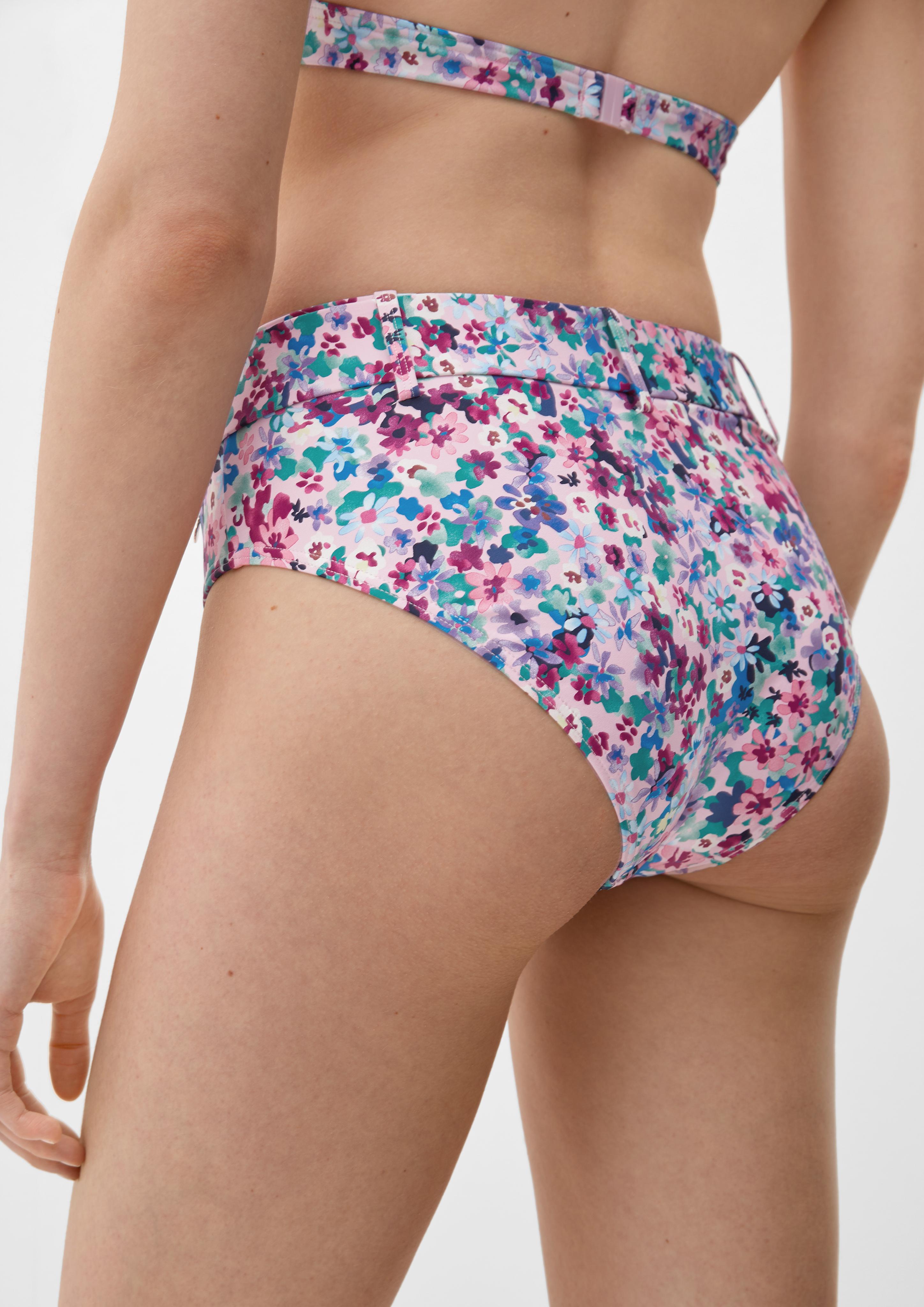 High Rise-Badehose mit Gürtel  6008412-46A1