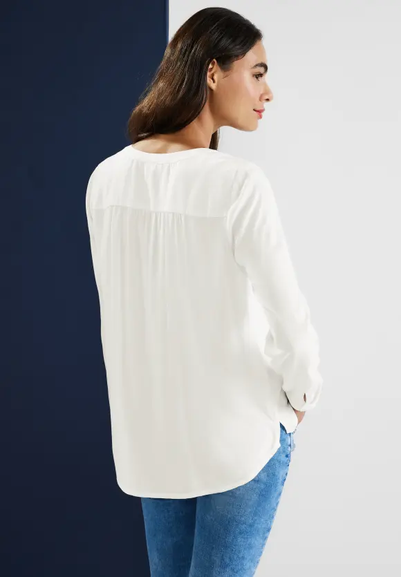 Street One Bluse in Unifarbe