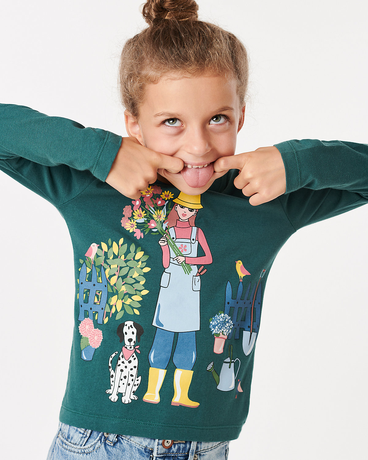 Langarmshirt für Mädchen von ZAB kids