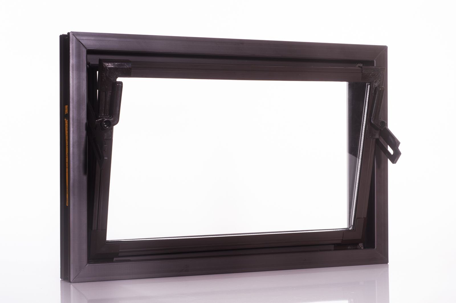 ACO Severin Ahlmann GmbH & Co. KG Kellerfenster ACO 60cm Nebenraumfenster Kippfenster Einfachglas Fenster braun Kunststofffenster, wärmeisolierende Kunststoff-Hohlkammerprofile