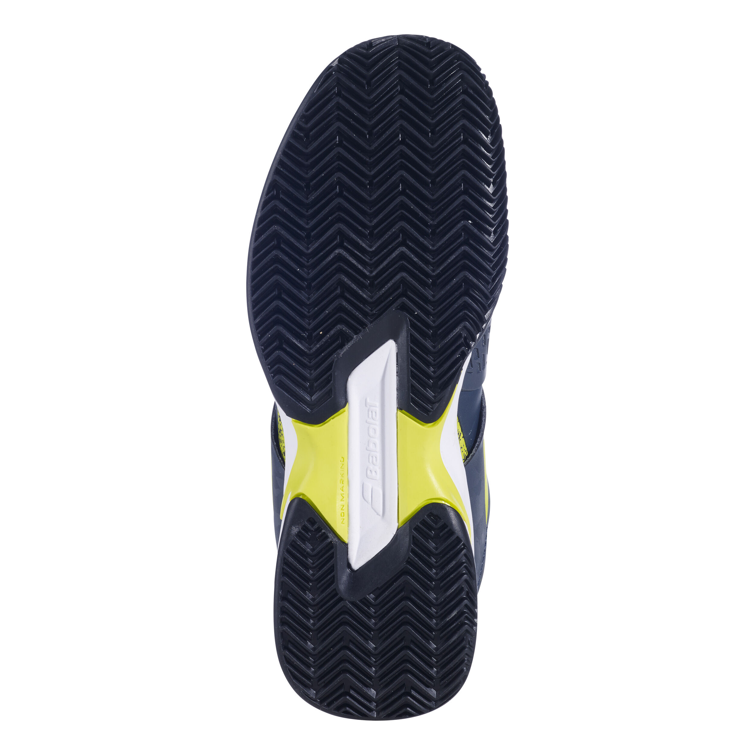 Propulse Sandplatzschuh Kinder - Dunkelblau, Neongrün