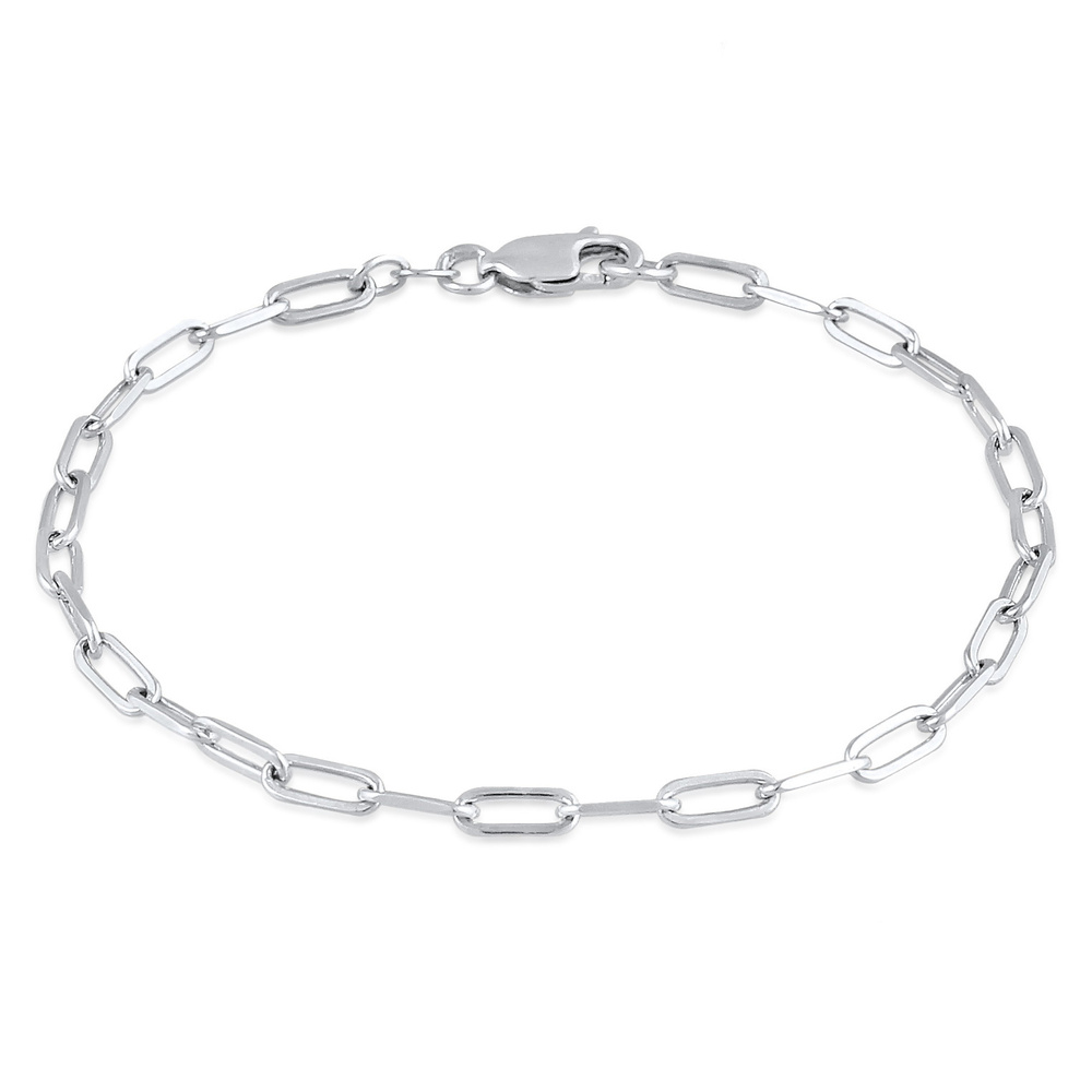 Elli Elli Bracelet Femmes maillons Ovale Basic Chain Blogueur tendance en argent sterl Bracelet