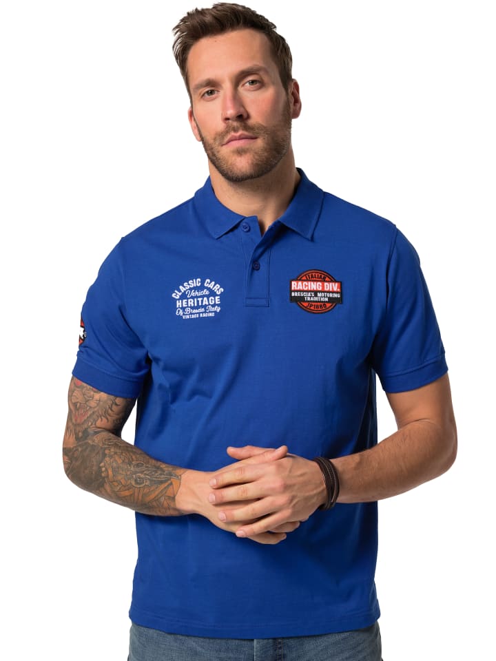 JP1880 Poloshirt in titan blau günstig kaufen