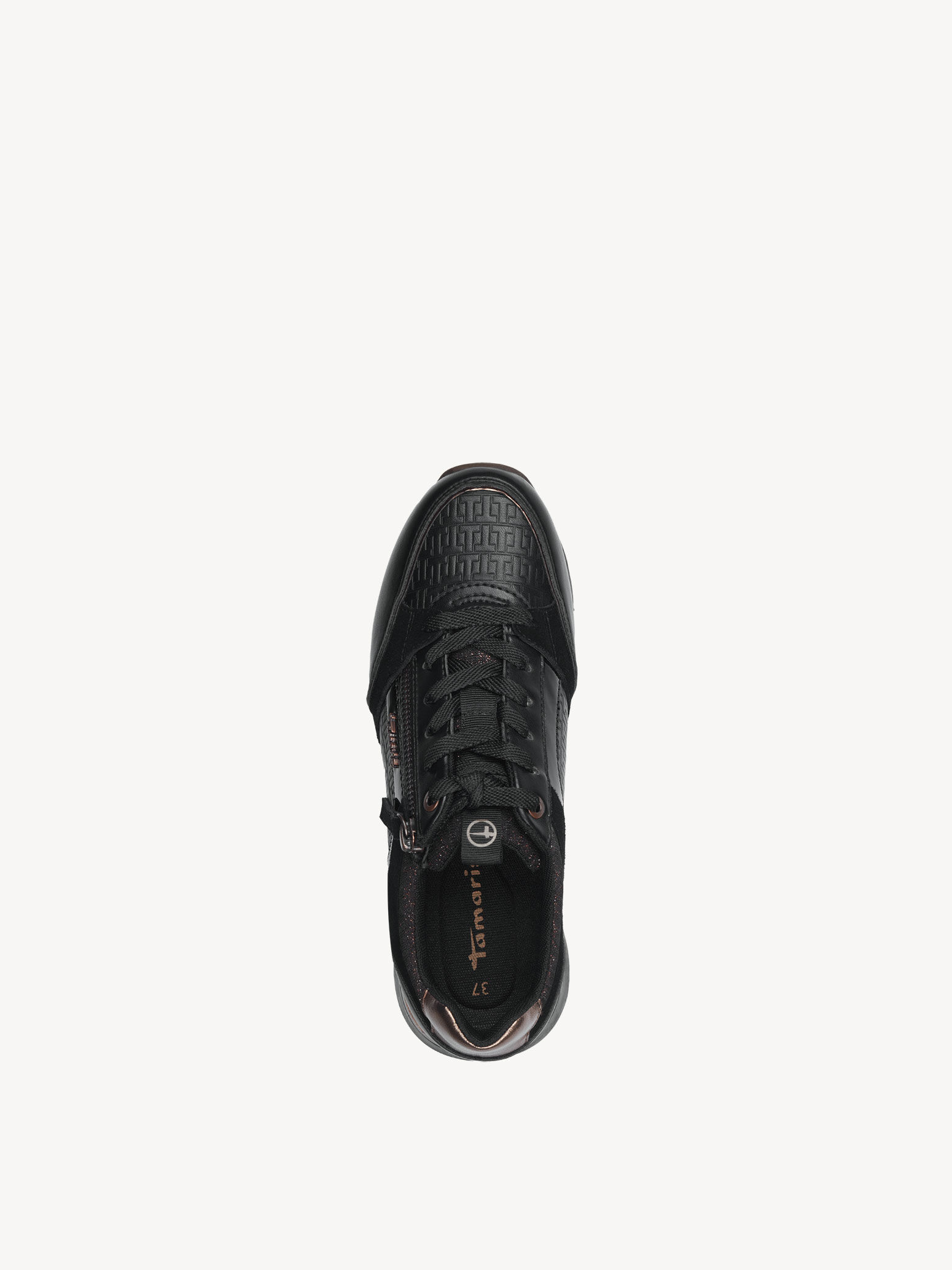Basket en cuir - noir