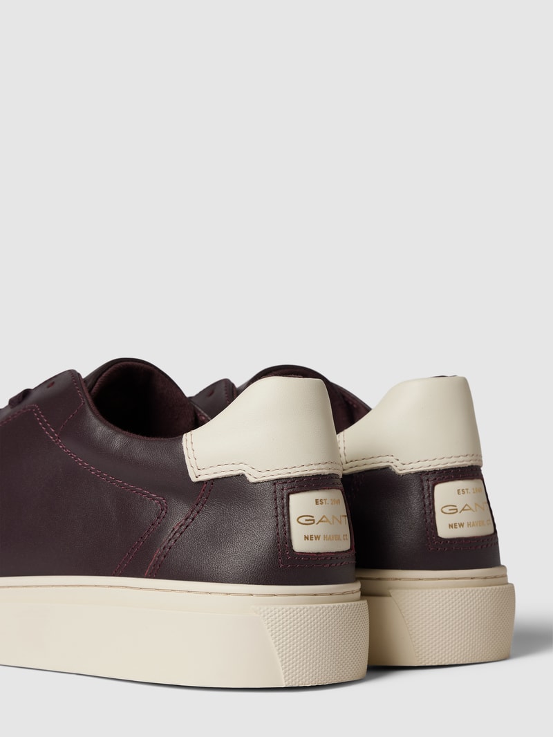Sneaker aus Leder Modell 'Julice' in bordeaux rot