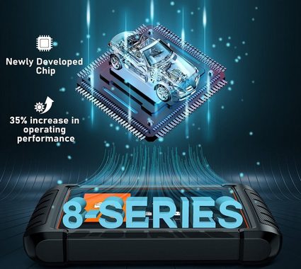 Brotos® Kfz-Diagnosegerät PROFI bidirektionales KFZ OBD2 Tiefen Diagnose Gerät, 940 DIGITAL