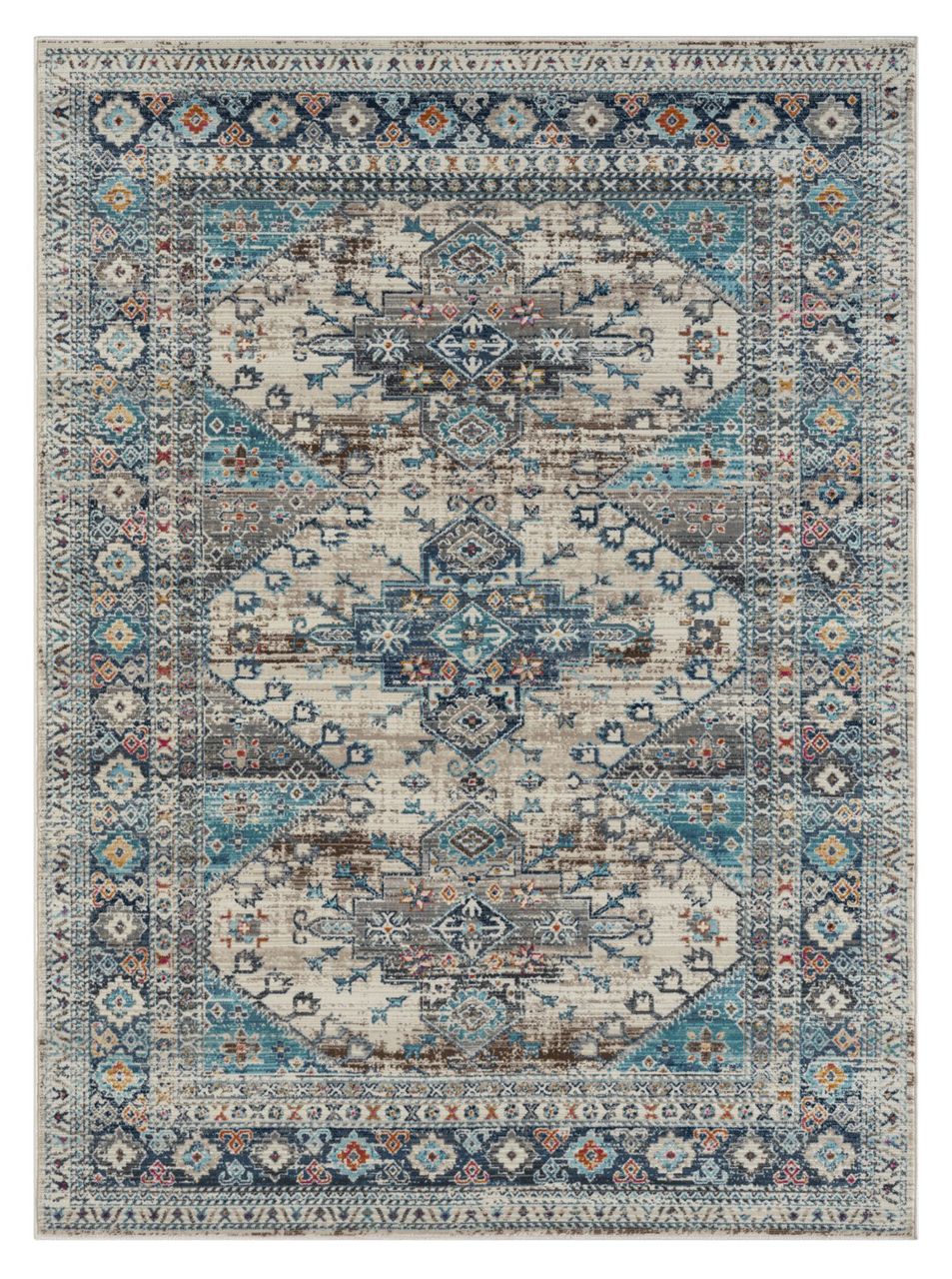 MyFlair Teppich Holly, 170cm x 240cm, Farbe Anthrazit, rechteckig, Florhöhe 6mm
