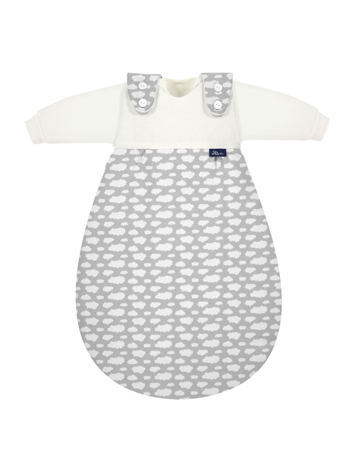 Alvi Schlafsack Baby Mäxchen 2teilig Exclusiv in Wolke Silber günstig kaufen