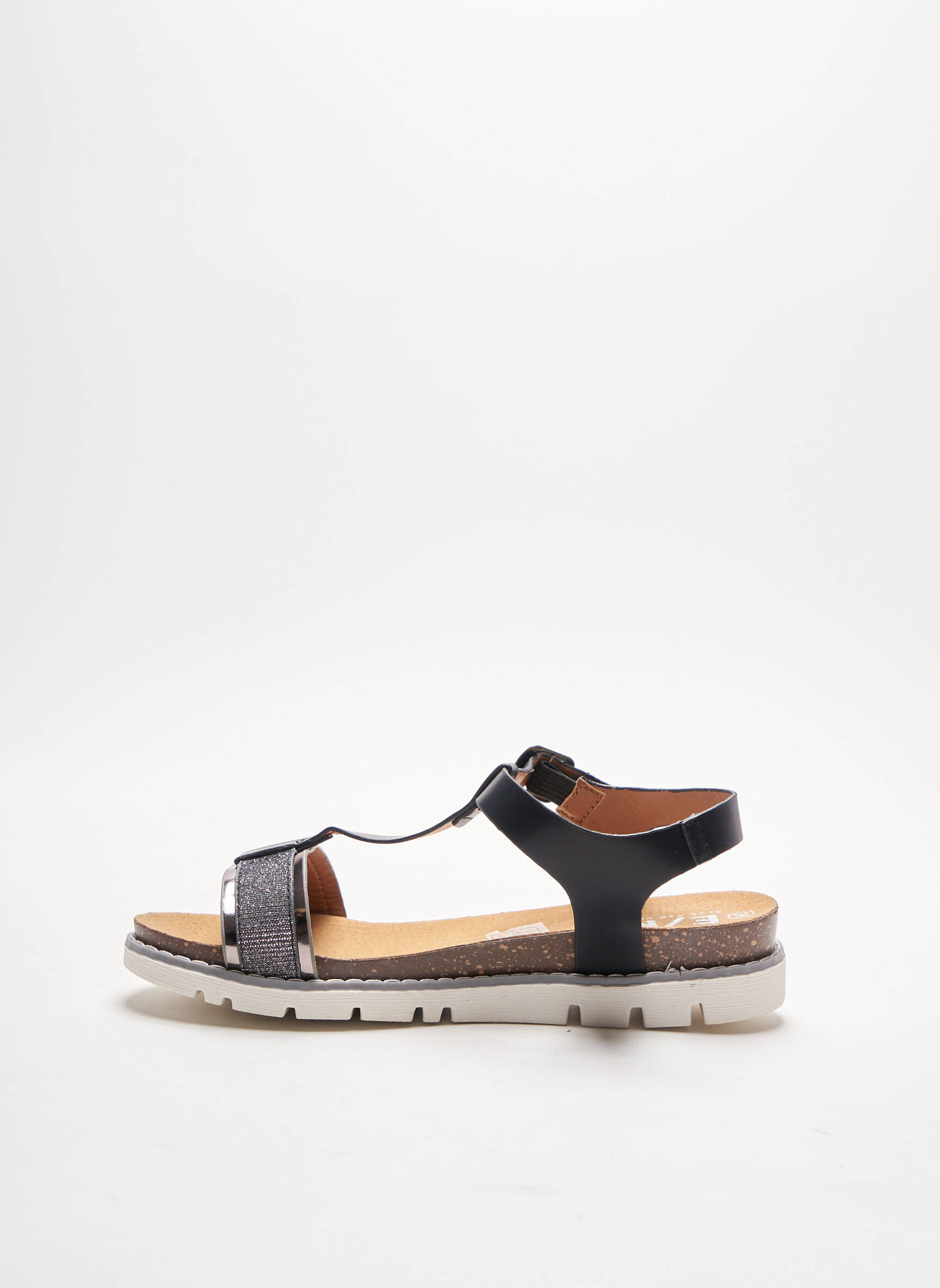 Elue Par Nous Sandales Nu Pieds Femme couleur gris