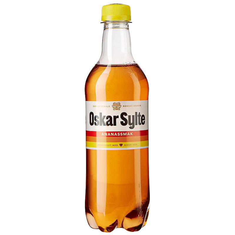 Oscar Sylte Ananasbrus 0,5 liter, Oskar Sylte