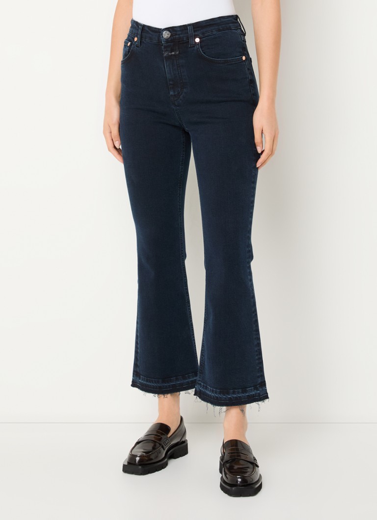 CLOSED Hi-Sun high waist flared cropped jeans made of organic cotton