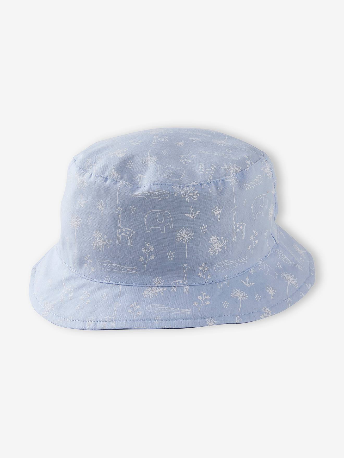 Bob réversible animaux bébé garçon lot bleu clair