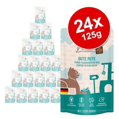 Sparpaket MjAMjAM Quetschie purer Fleischgenuss 24 x 125 g