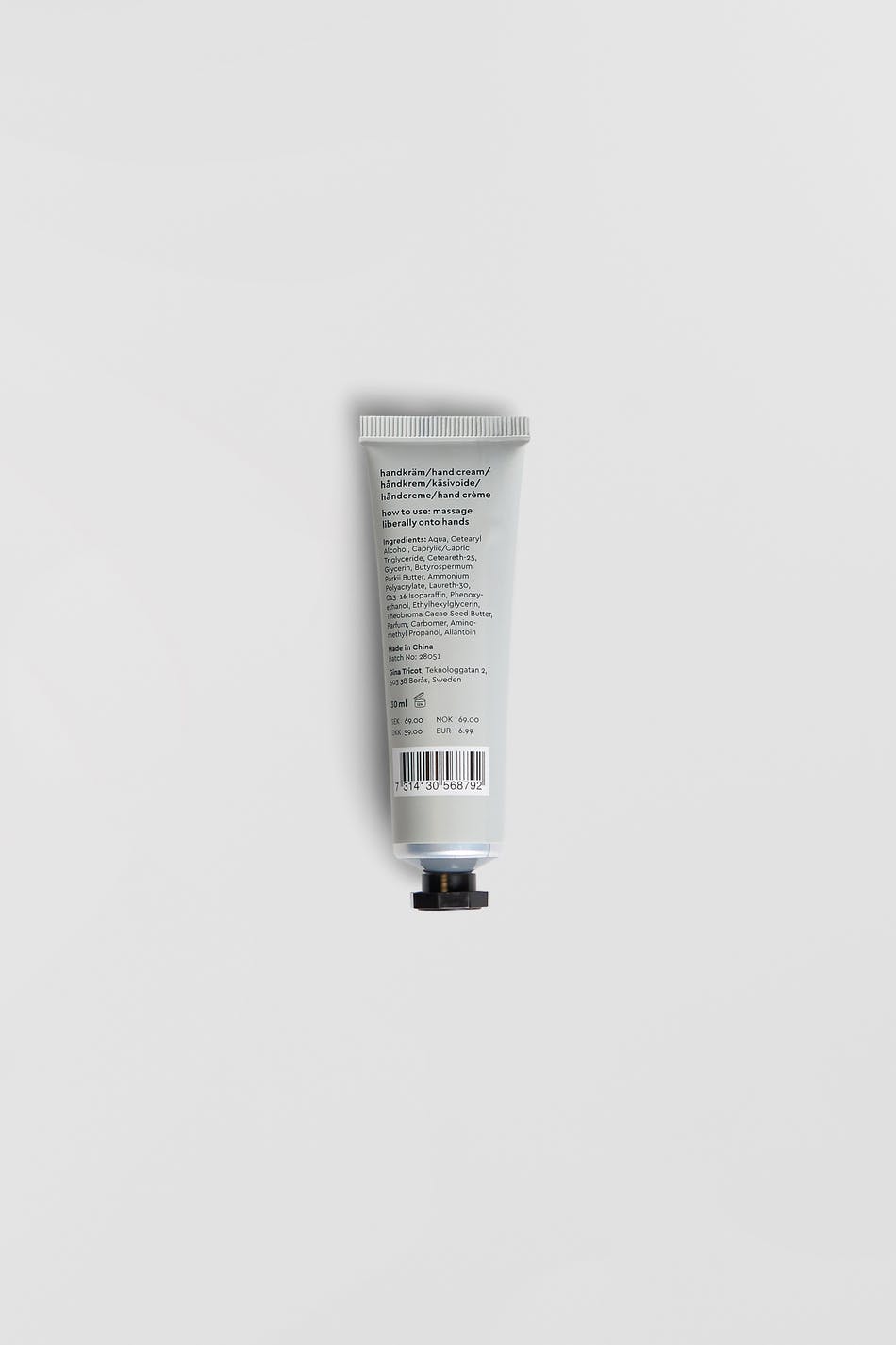 Moisturizing hand cream
