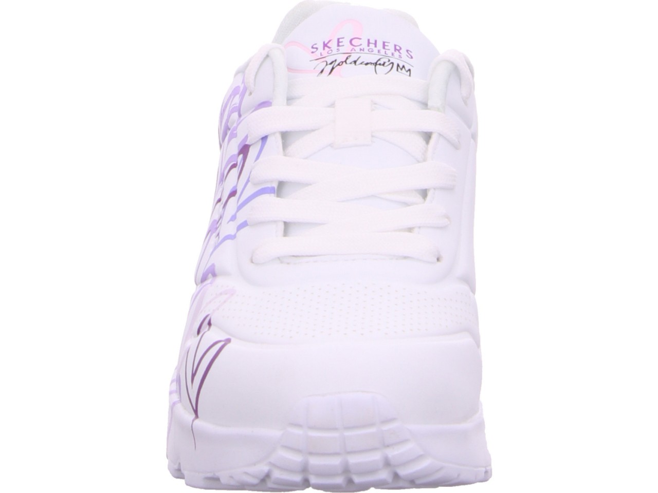SKECHERS Freizeit Schnürer weiss Uno Lite - SPREAD THE LOVE