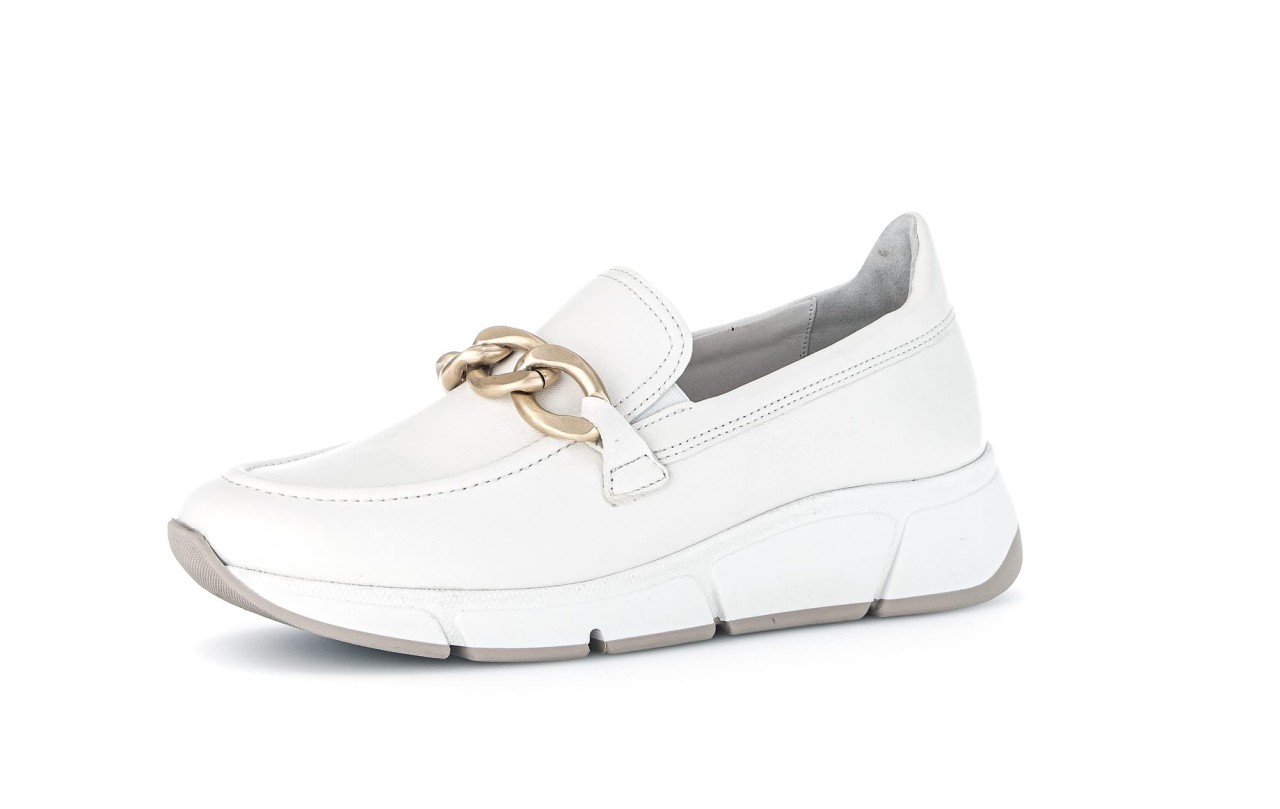 GABOR Sportliche Slipper weiss