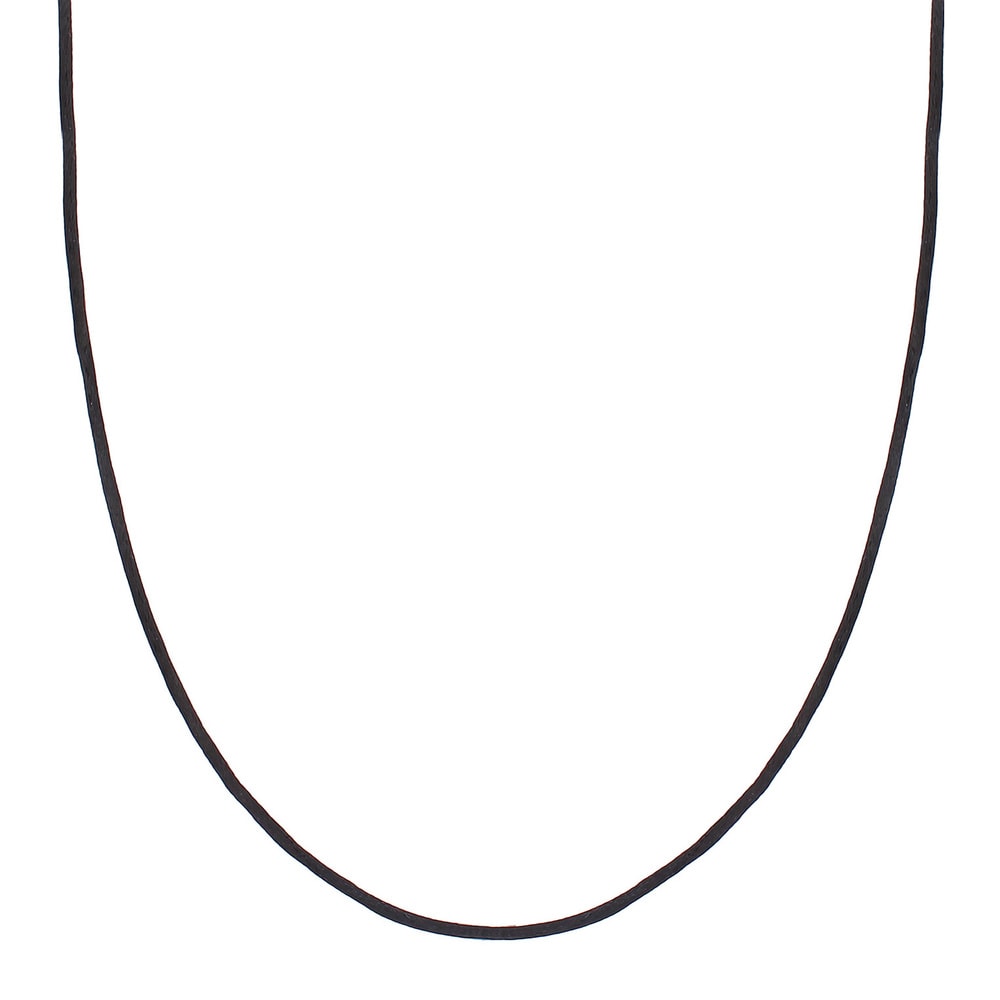 Nenalina Nenalina Collier Chaîne de ruban de soie Combinable Basic Argent 925 Bijoux
