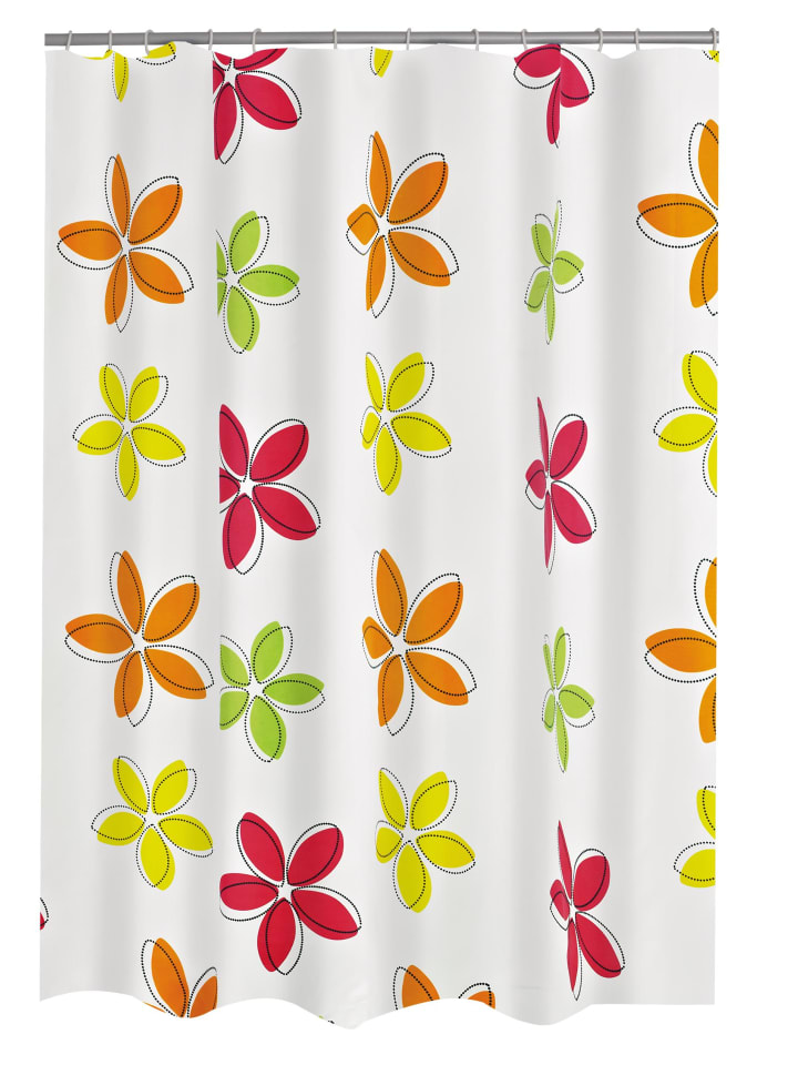 RIDDER Duschvorhang Textil Fleur multicolor 180x200 cm günstig kaufen onesize