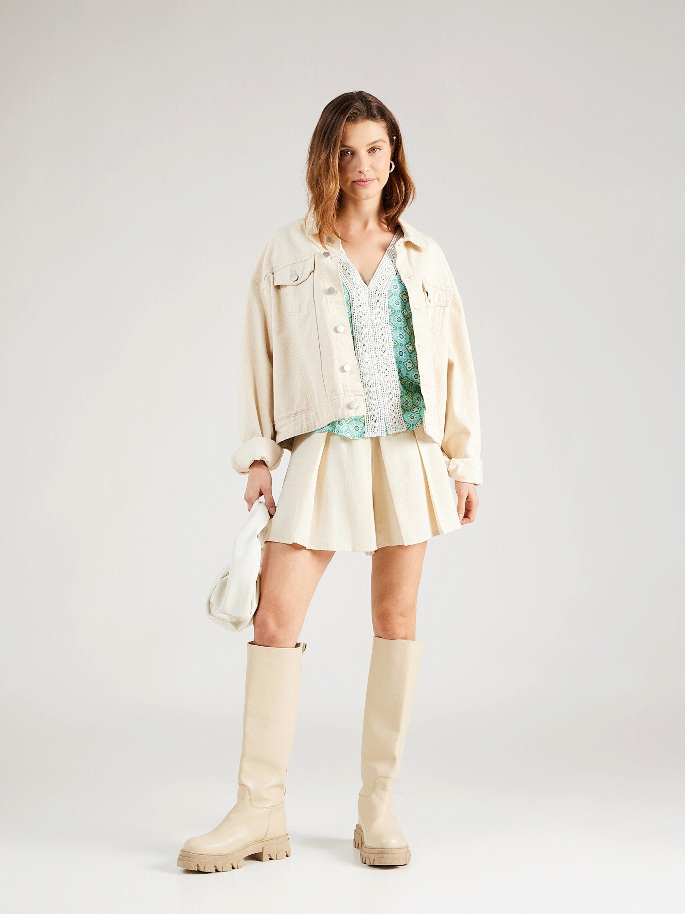 Springfield Funktionsbluse (1-tlg) Spitze, Drapiert/gerafft