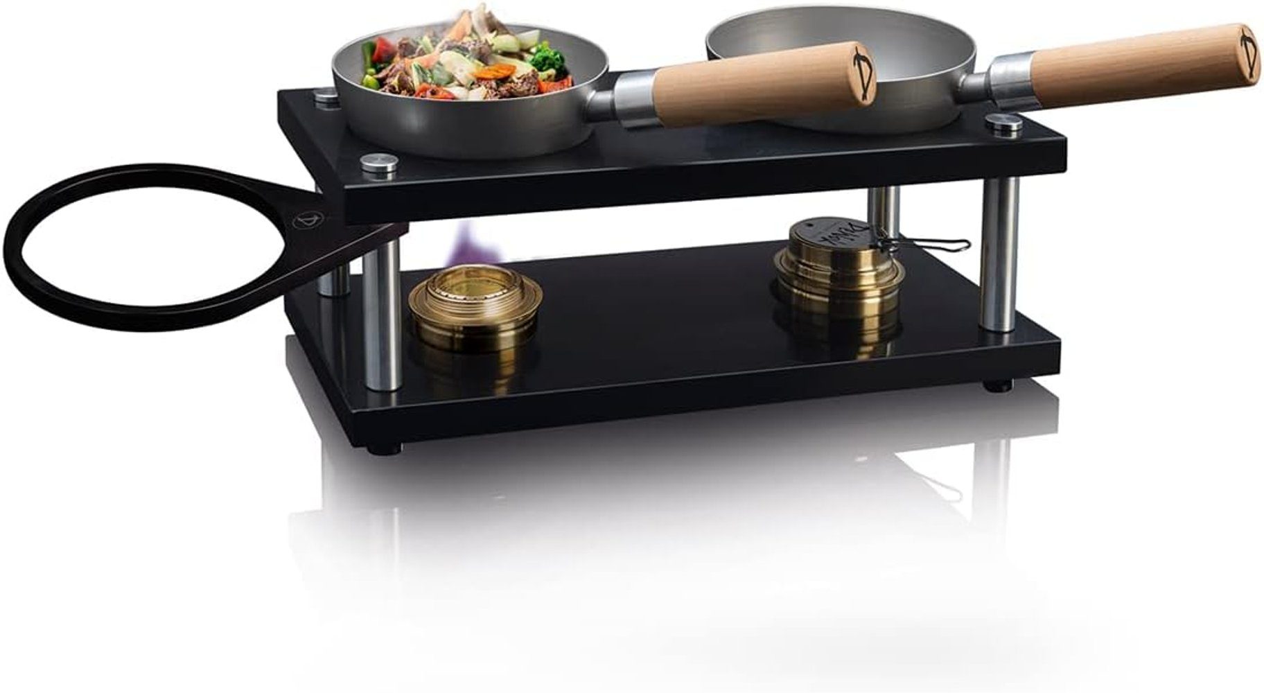 DeWok Raclette DeWok Abstellring, perfekt um dein Gericht vorzubereiten oder eine Pause einzulegen
