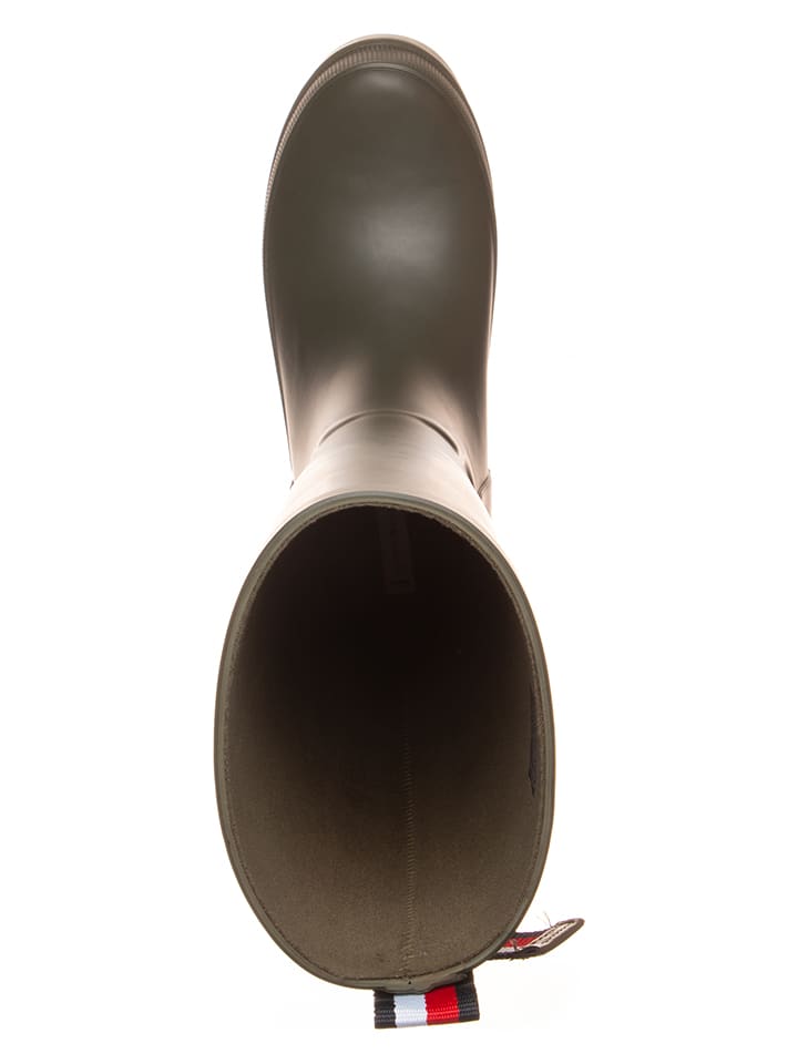 Tommy Hilfiger Shoes Gummistiefel in Khaki günstig kaufen