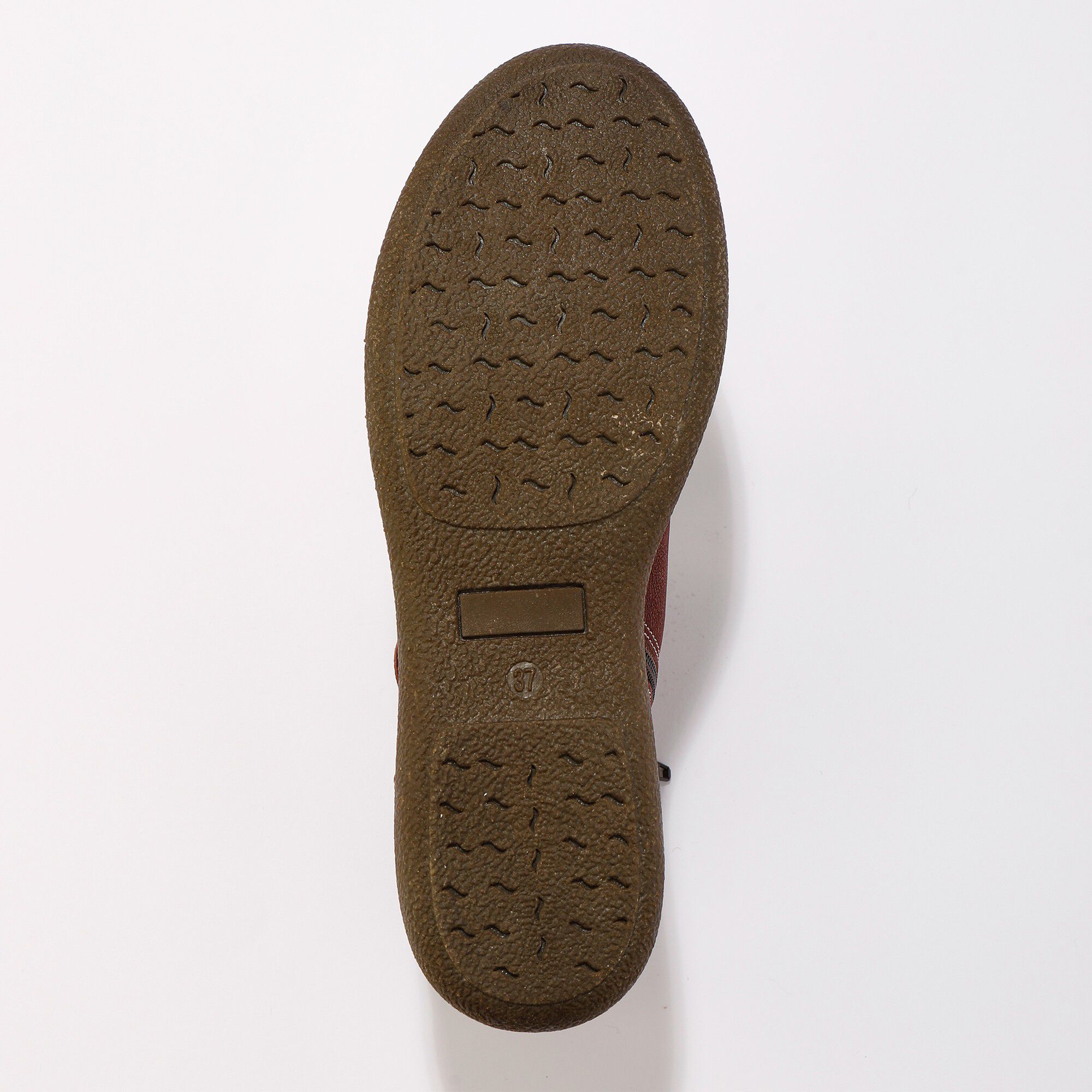 Boots détente lacées et zippées en cuir