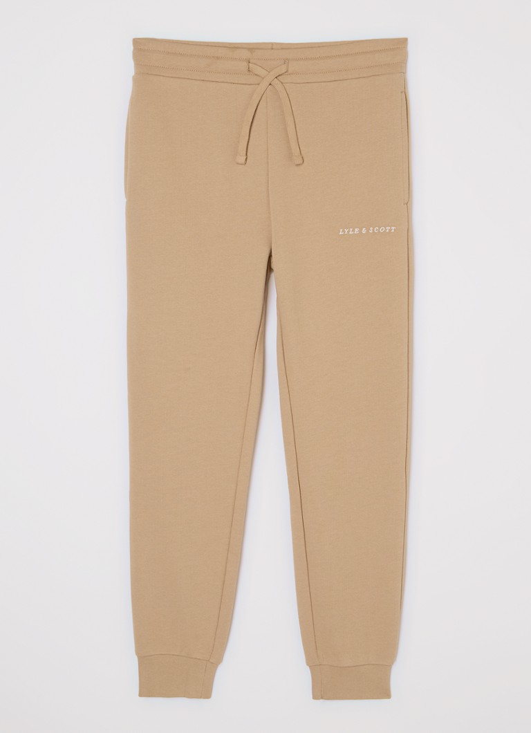 Pantaloni de trening slim fit de la Lyle & Scott, cu logo brodat.