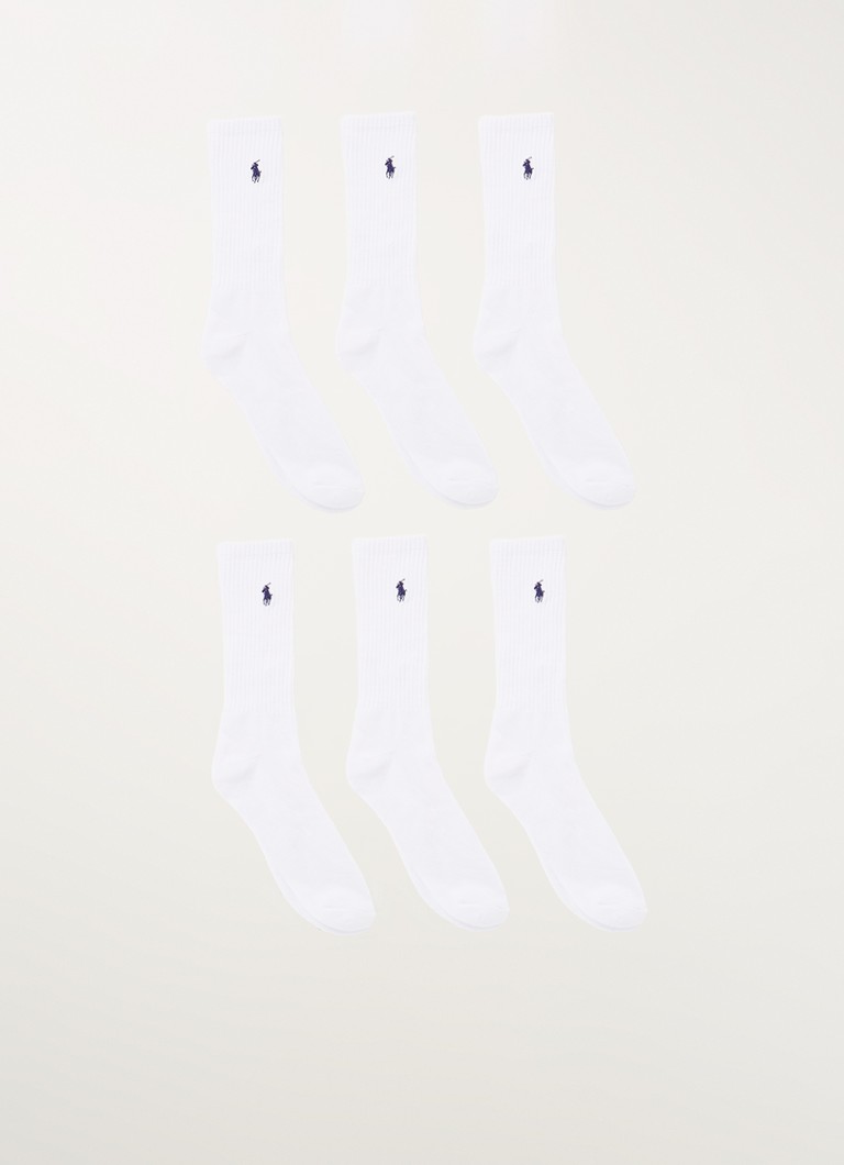 Șosete cu logo Ralph Lauren, set de 6