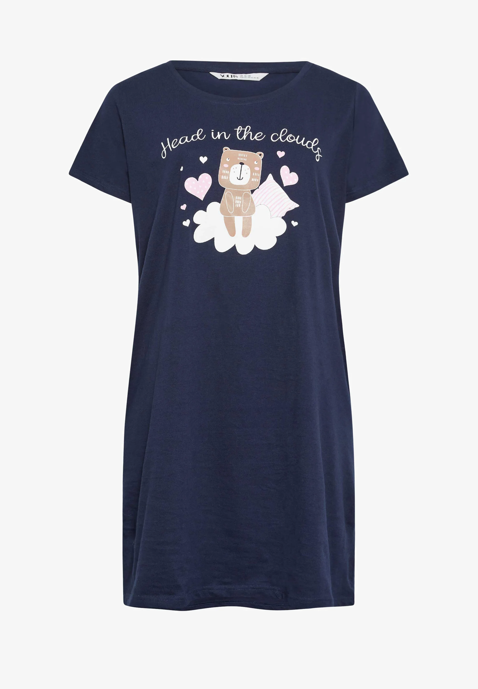 Yours Clothing 'CABEZA EN LAS NUBES' - Camisón