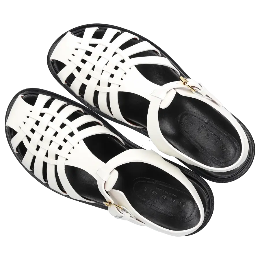 Marni - Sandalen SAMS016901 Kalbsleder - weiß