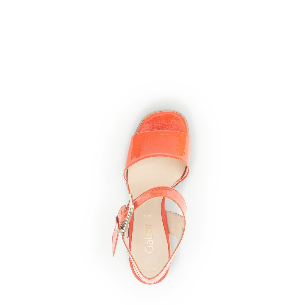 Gabor fashion Plateau Sandale orange