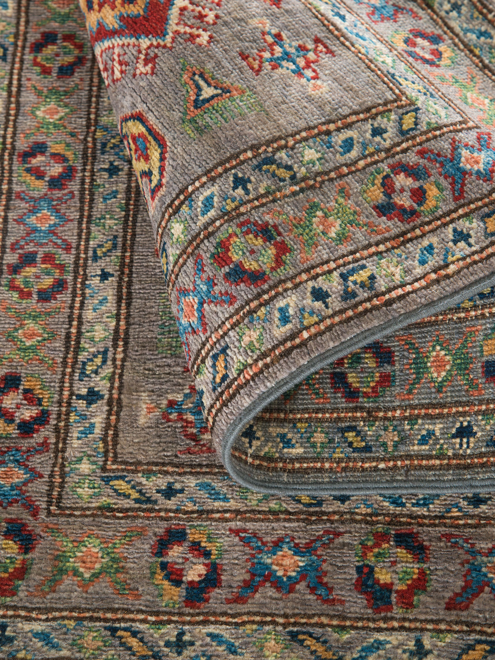 Kazak Ghazni ca. 62 x 92 cm, Unikat / Einzelstück