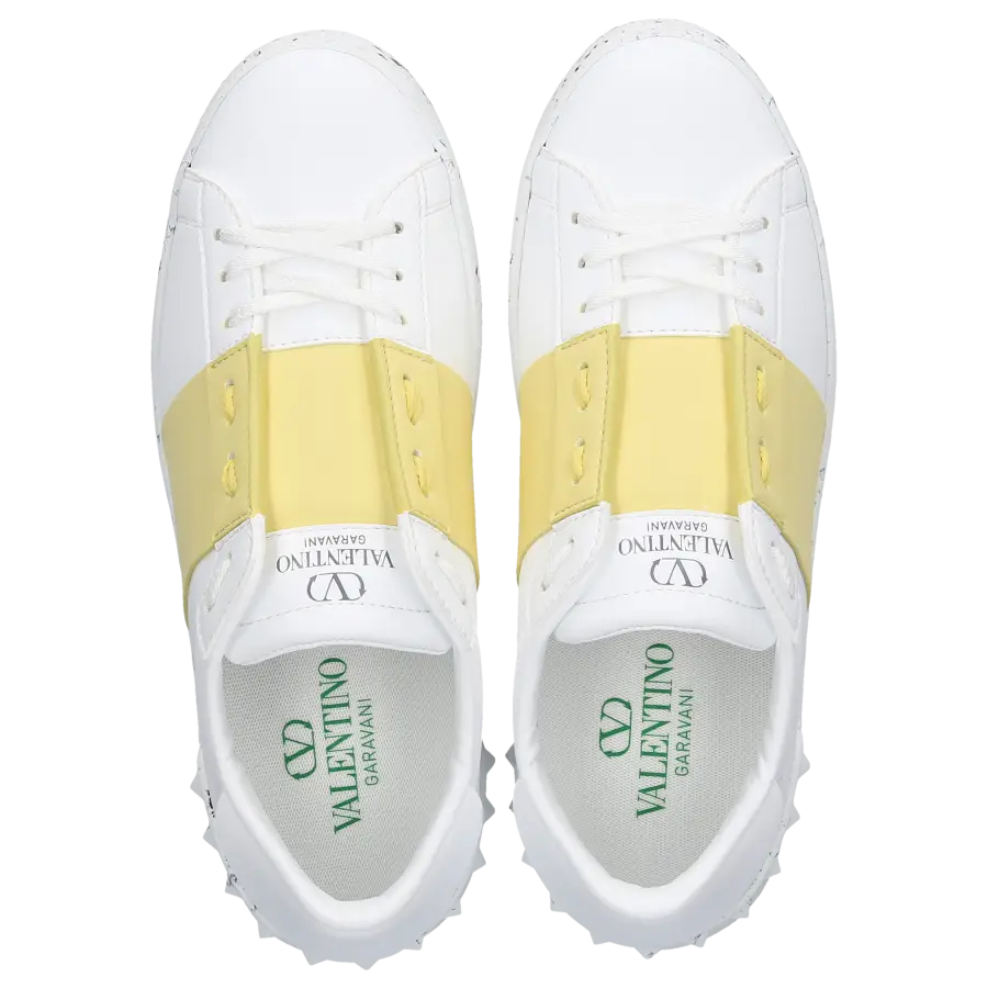 Valentino Garavani - Sneaker low OPEN Biologisches Material - weiß