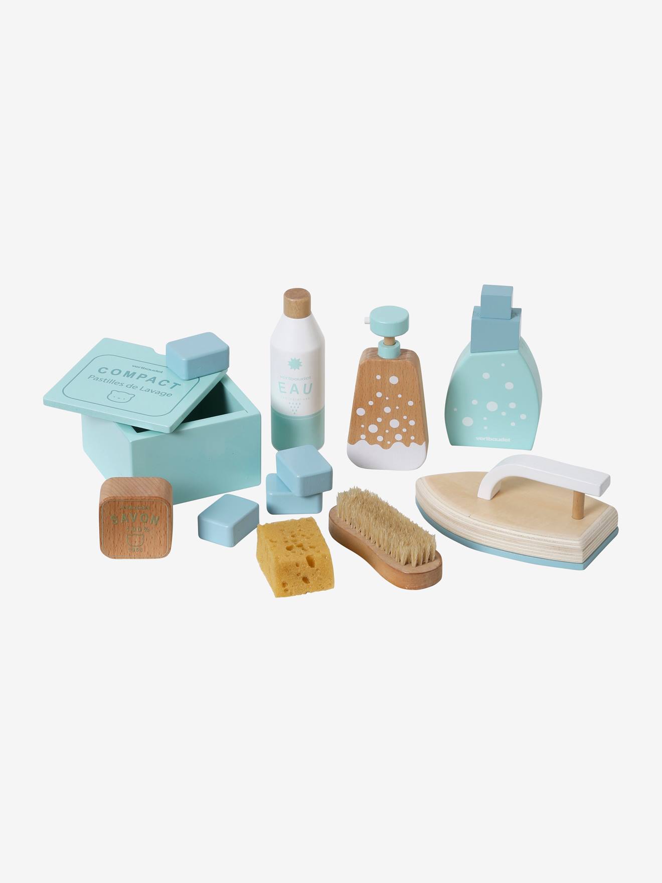 Kit produits ménagers en bois FSC® blanc
