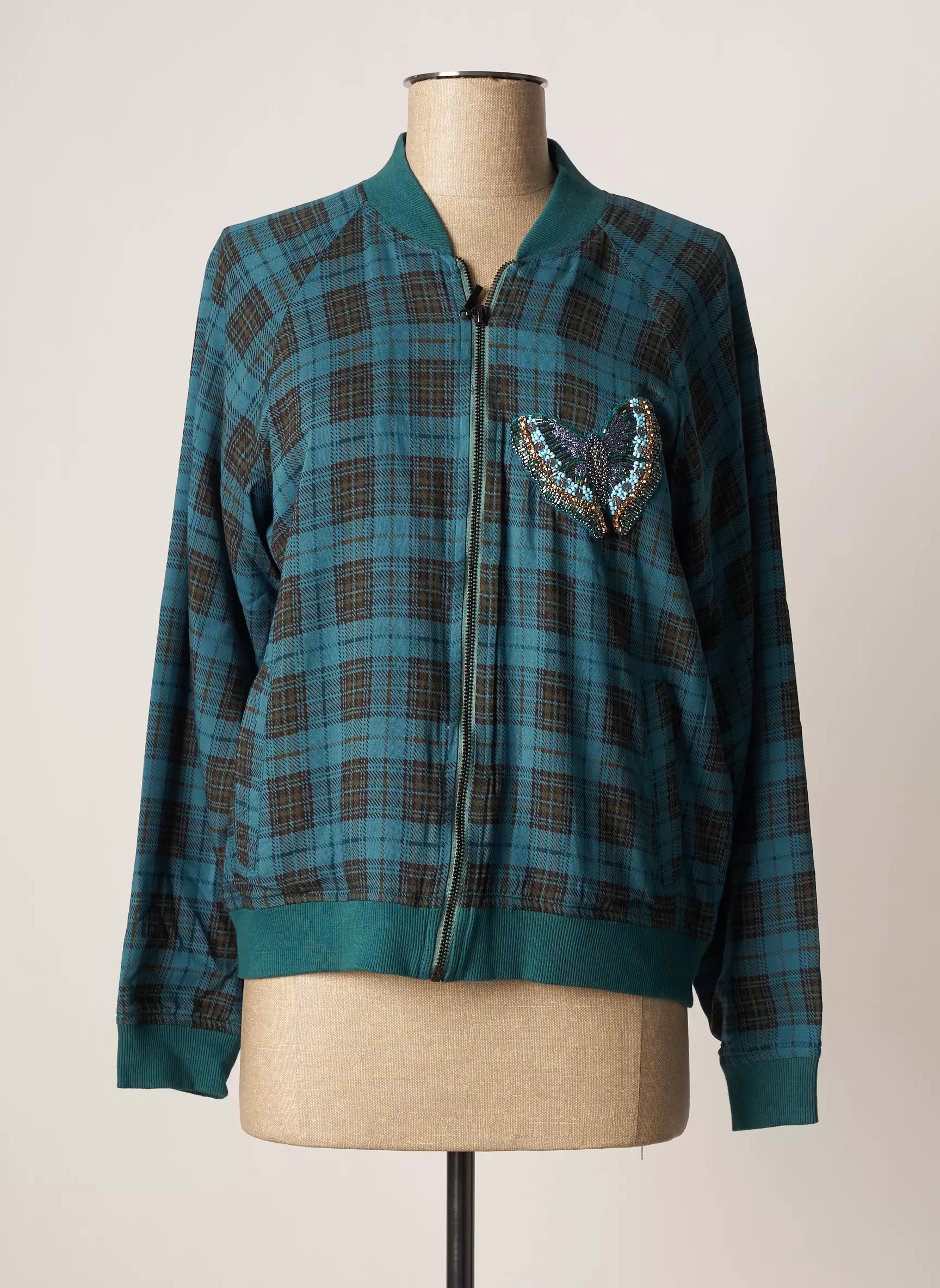 Agathe   Louise Blousons Femme couleur vert