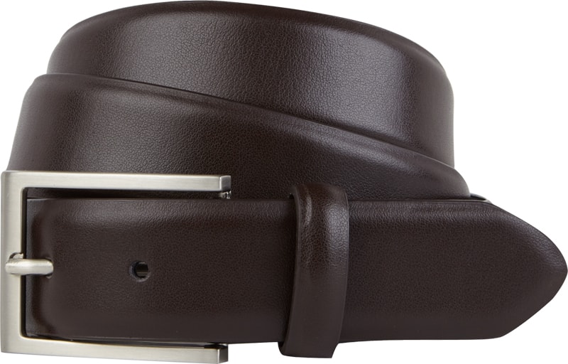 Gürtel aus Leder in dunkelbraun