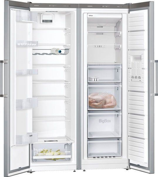SIEMENS European Side-by-Side KA95NVIEP, 186 cm hoch, 120 cm breit
