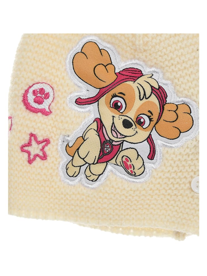 Paw Patrol Wintermütze mit Bommel in Weiß günstig kaufen