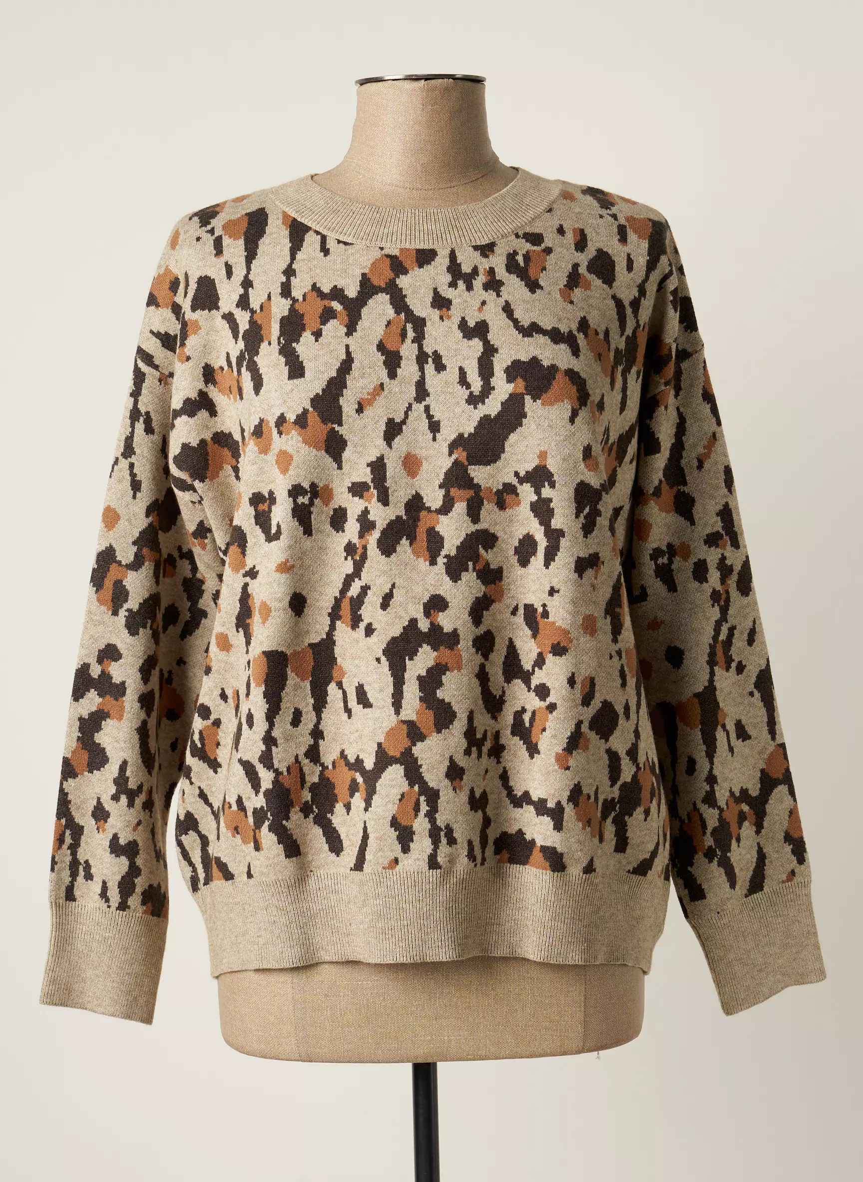 Rino Pelle Pulls Femme couleur beige