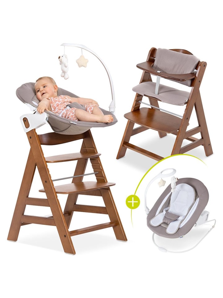 Hauck Alpha Plus Walnut Newborn Set Deluxe - 4-tlg. in braun,beige günstig kaufen onesize
