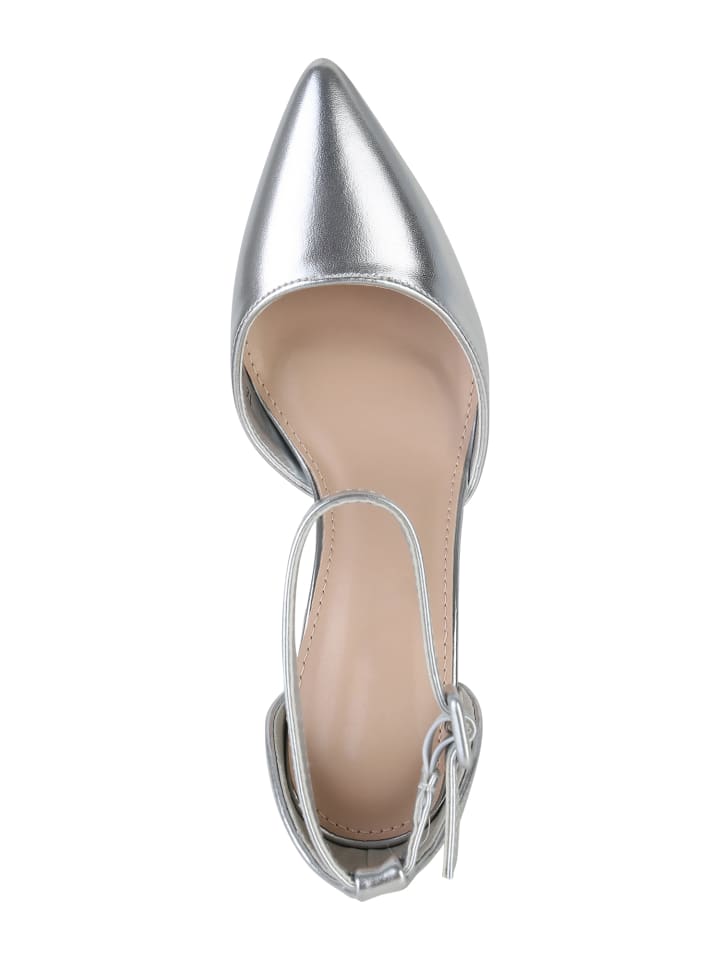 VAN HILL Spitze Pumps Alice in Silber günstig kaufen