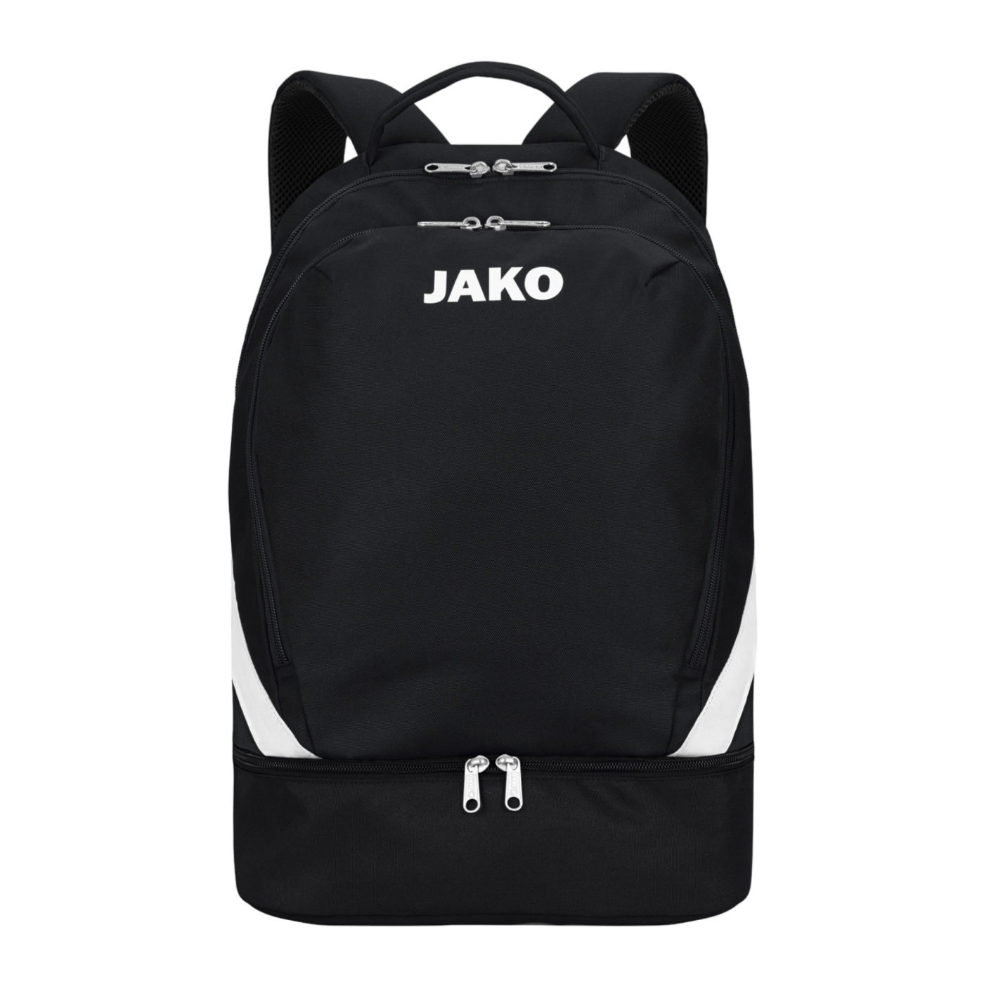 JAKO Iconic Rucksack mit Bodenfach Schwarz F800