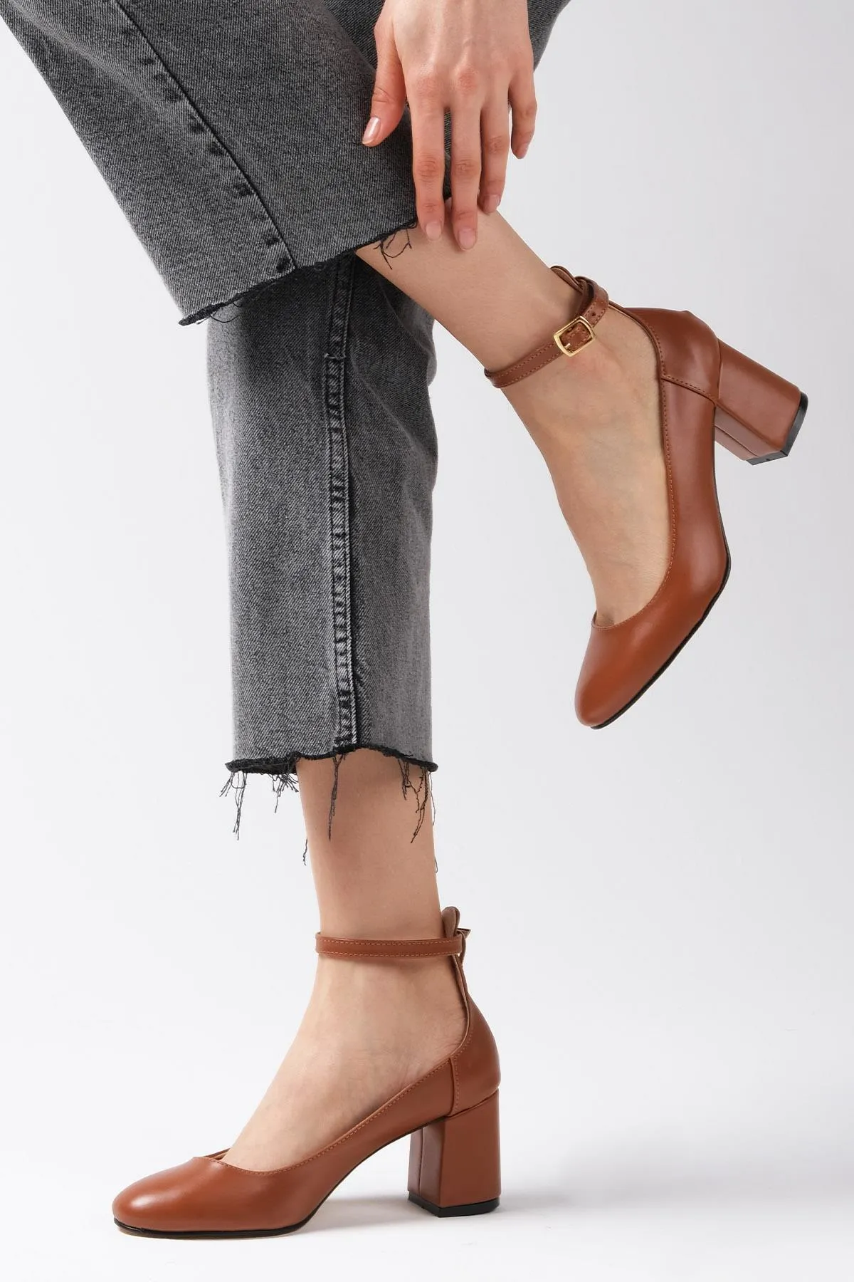 Mio Gusto  Celine Tan Color Damen-Schuhe mit Absatz