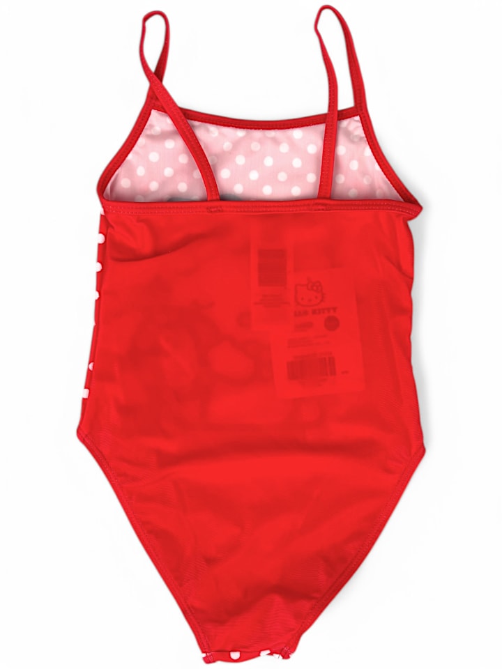 Hello Kitty Badeanzug Hello Kitty Punkten-Muster in Rot günstig kaufen